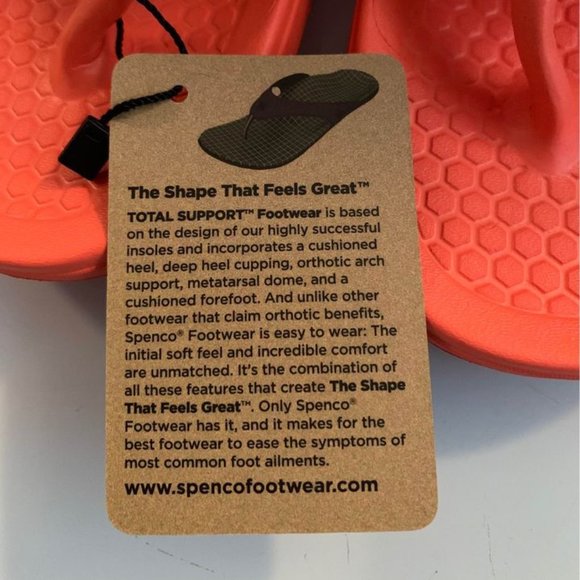 Spenco (like Oofos) Fusion 2 Dipped Flip Flops - Picture 3 of 3